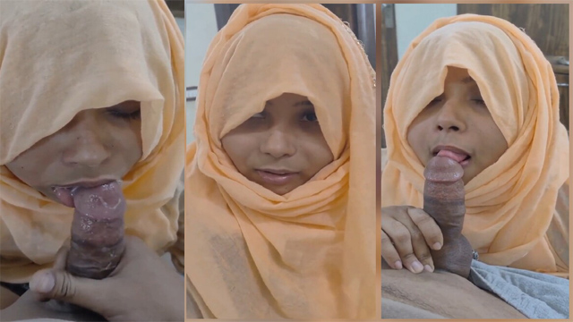 Hijabi Wife Affair Giving Blowjob To Lover Video New