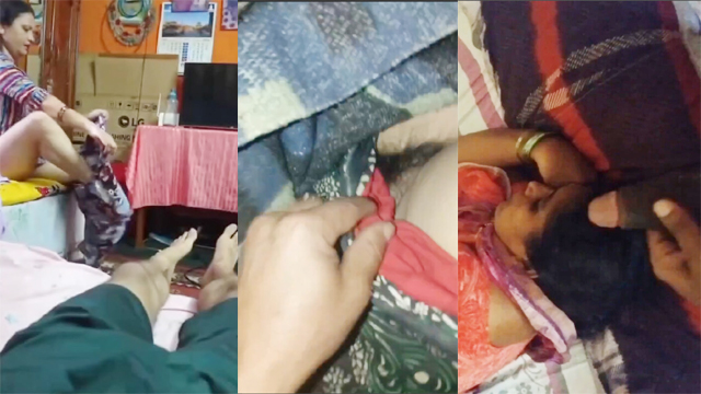 Indian Aunty Changing – Front Of Her Son Masturbating
